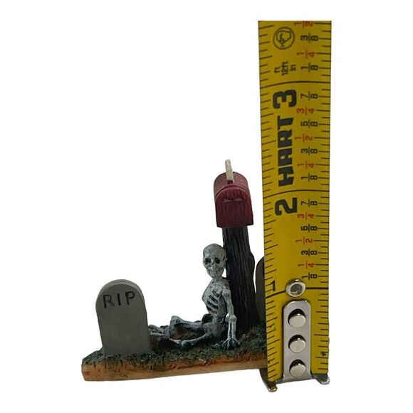 Lot Lemax Set 3 Halloween Miniature Figurines Haunted House Entrance Graveyard - Picture 5 of 12